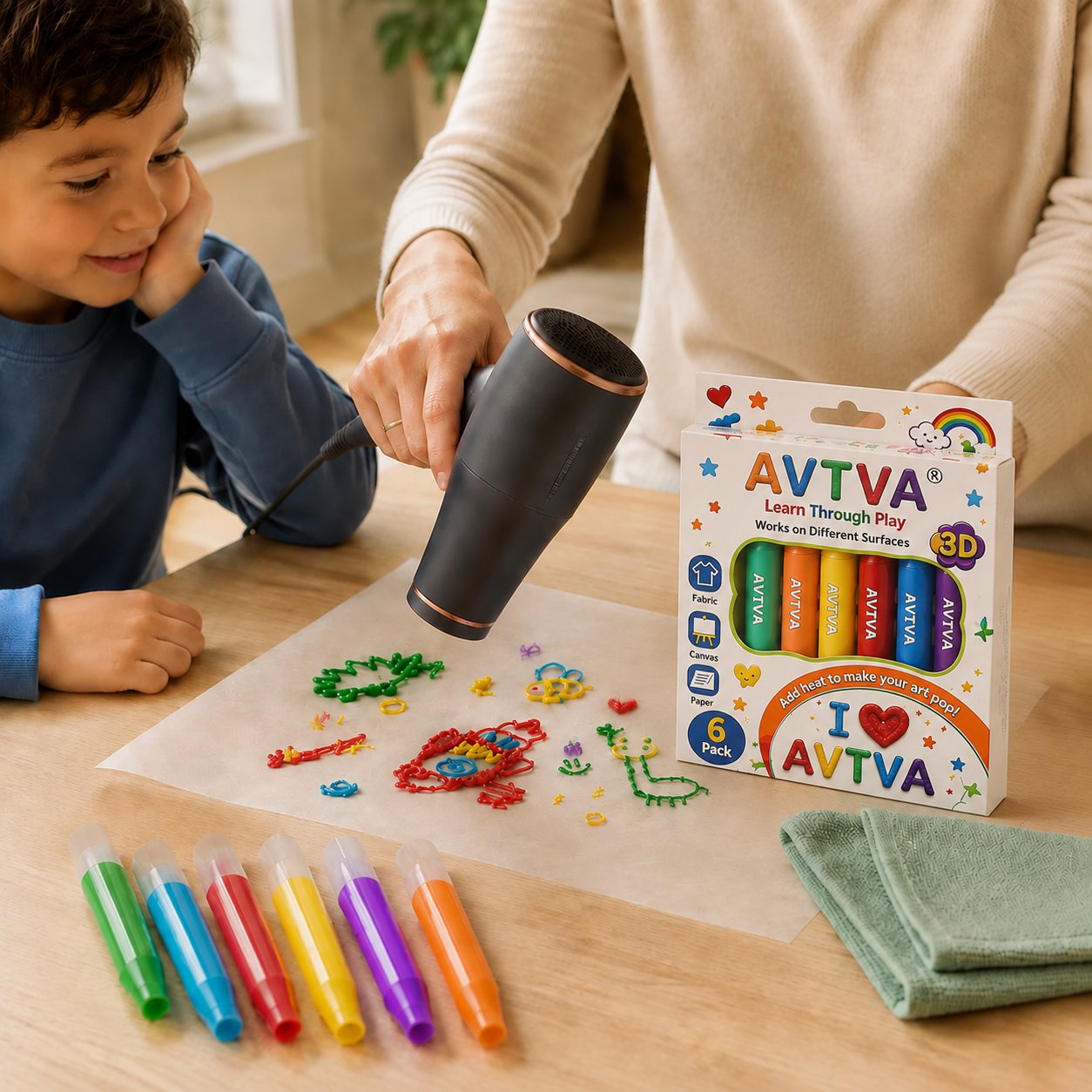 AVTVA™ Heat-Activated 3D Craft Pens — New & Improved