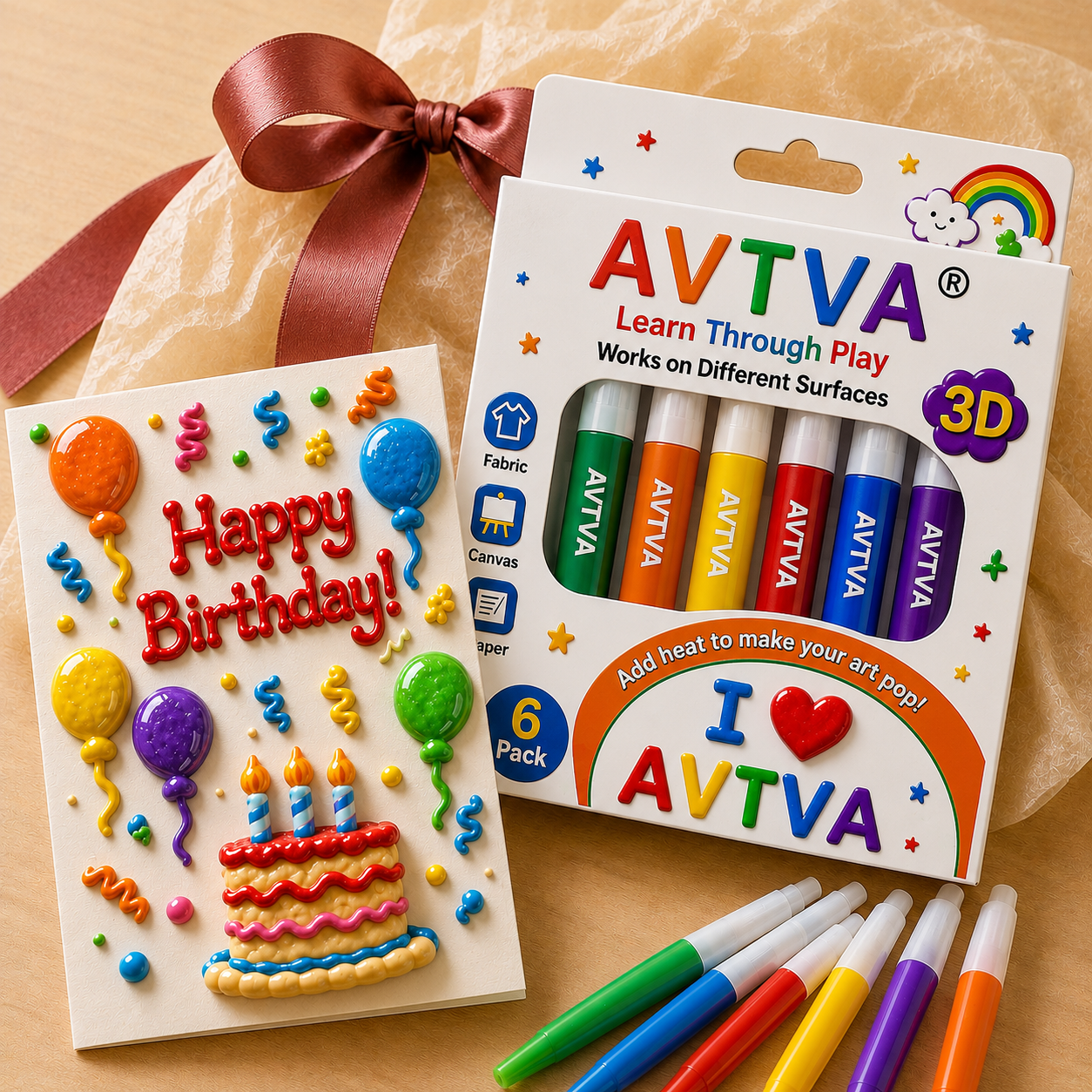 AVTVA™ Heat-Activated 3D Craft Pens — New & Improved