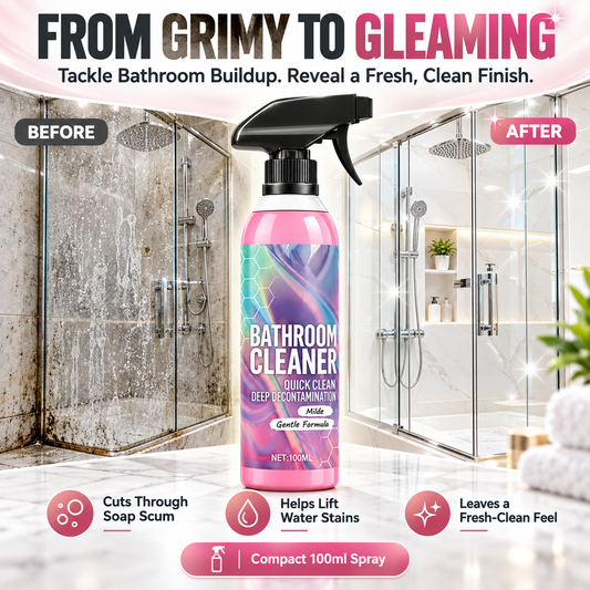 🔥 BUY 1 GET 1 FREE 🎁 Bathroom Cleaner: Sparkle in Seconds, No Harsh Fumes✨