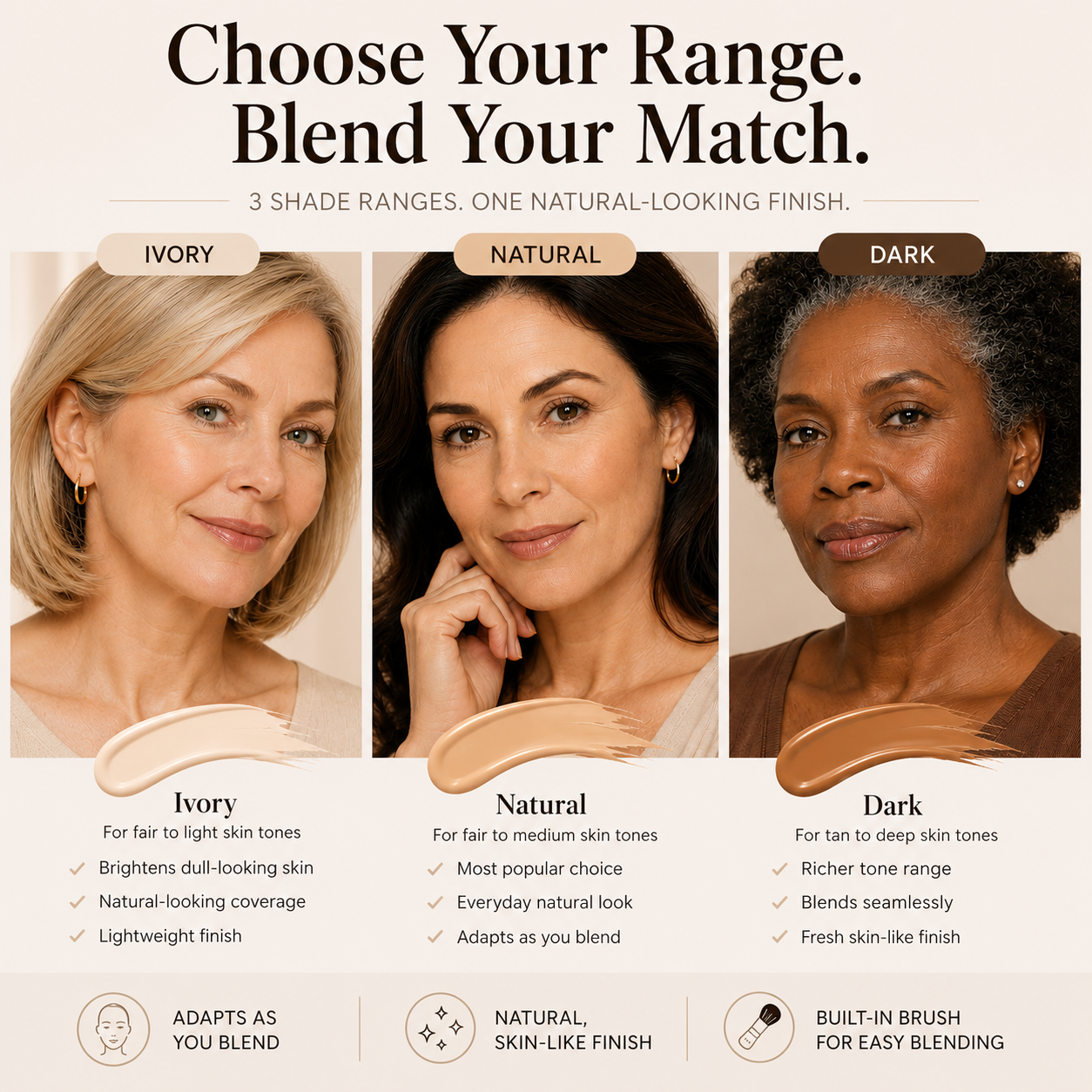 AVTVA®The Foundation Stick That Adapts to Your Skin Tone