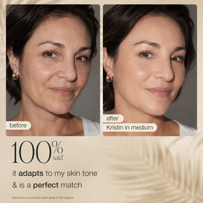 AVTVA Summer Skin Essentials Set — CC Serum + Solid SPF 30 Sunscreen Brush