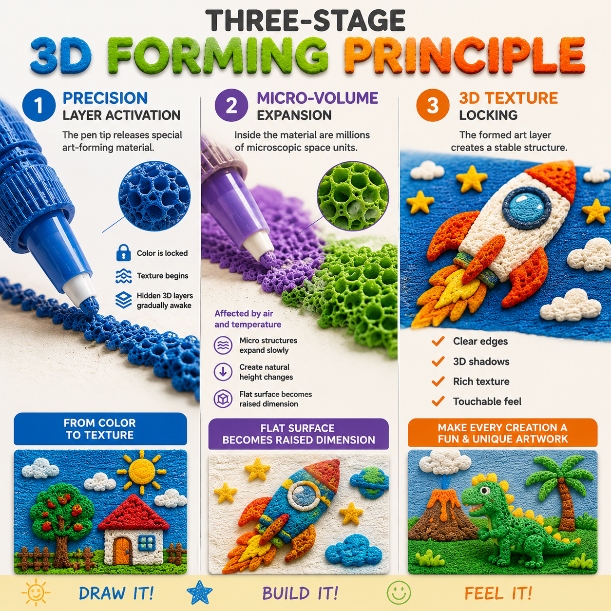 AVTVA™ Heat-Activated 3D Craft Pens — New & Improved