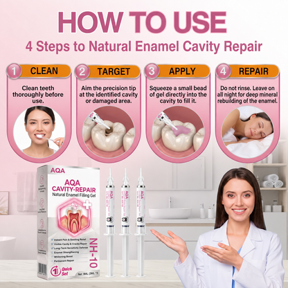 AQA®  Cavity-Repair Natural Enamel Filling Gel