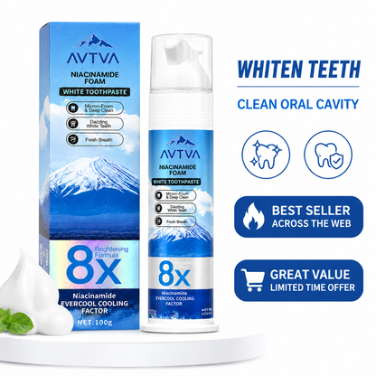 【Family Value Pack】AVTVA®Niacinamide Whitening Toothpaste for a Brighter, Fresher Smile