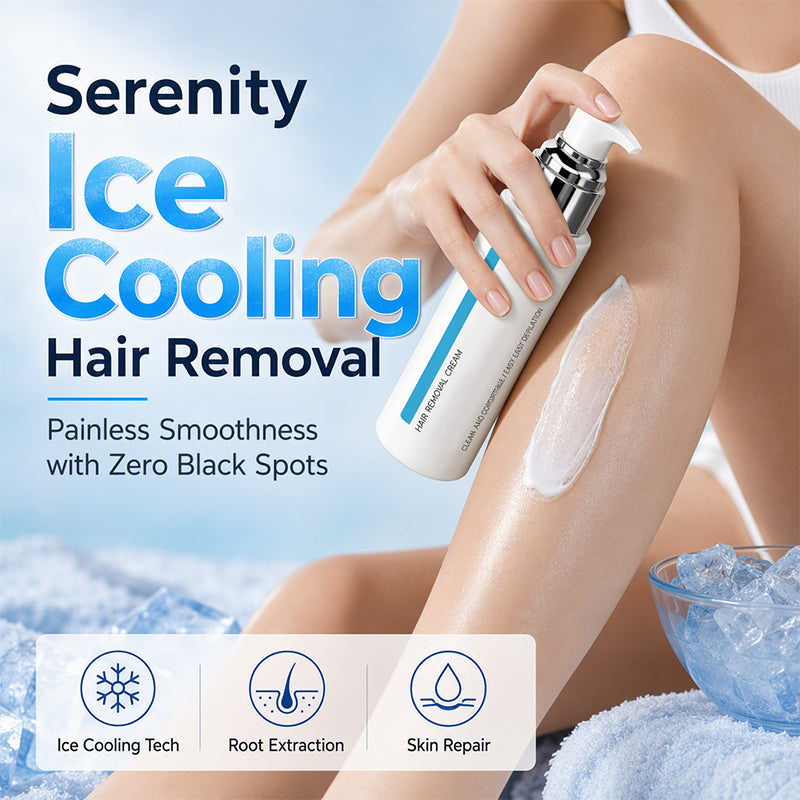 🎉80% Off! ✨Ice-Cooling Hair Removal Cream for Sensitive Skin