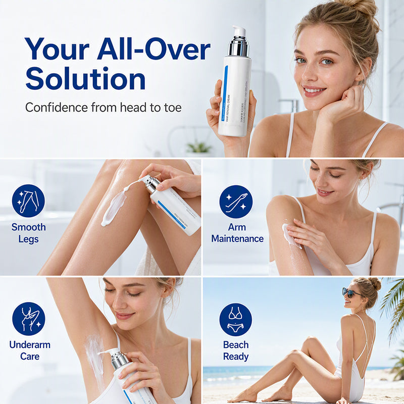 🎉80% Off! ✨Ice-Cooling Hair Removal Cream for Sensitive Skin